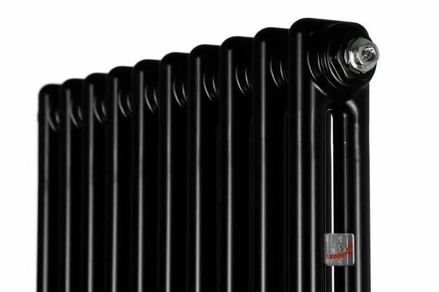 Стальной трубчатый радиатор 2-колончатый Zehnder Charleston 2056/18/1270/RAL 9005 М