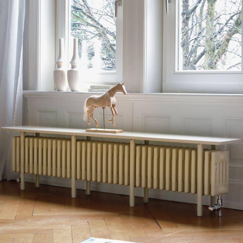Радиатор-скамейка 5т-колончатый Zehnder Charleston Bench CB5026-22/1270/RAL 9016