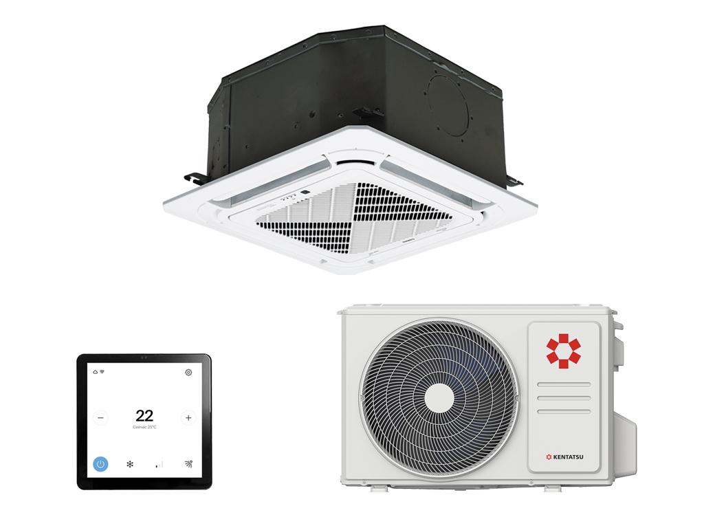 Кассетный кондиционер Kentatsu KSZB35HZRN1W/KSUNB35HZRN1/KPU65-D4
