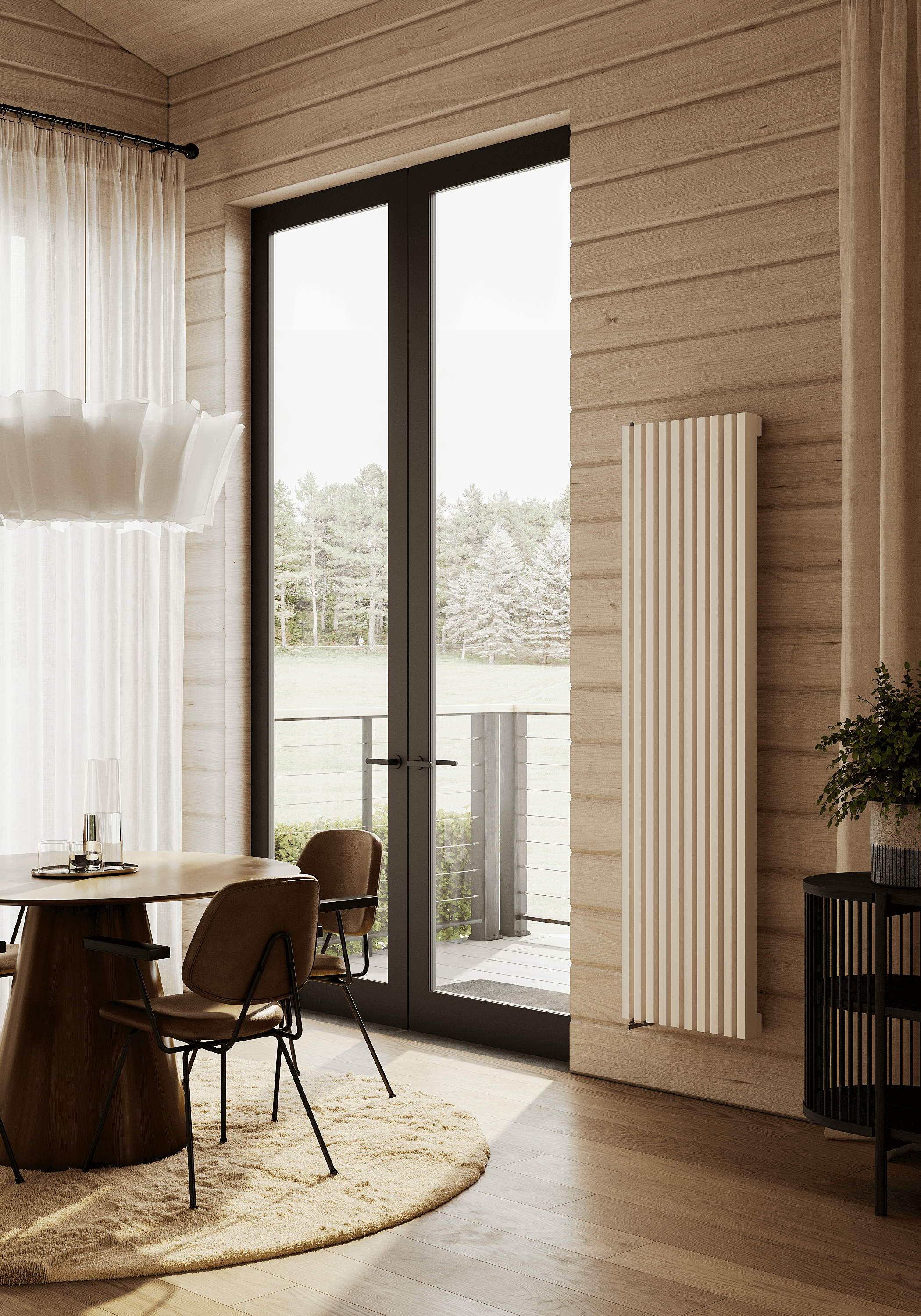 Стальной трубчатый радиатор Solira LINE 1800/11/12/RAL 9016