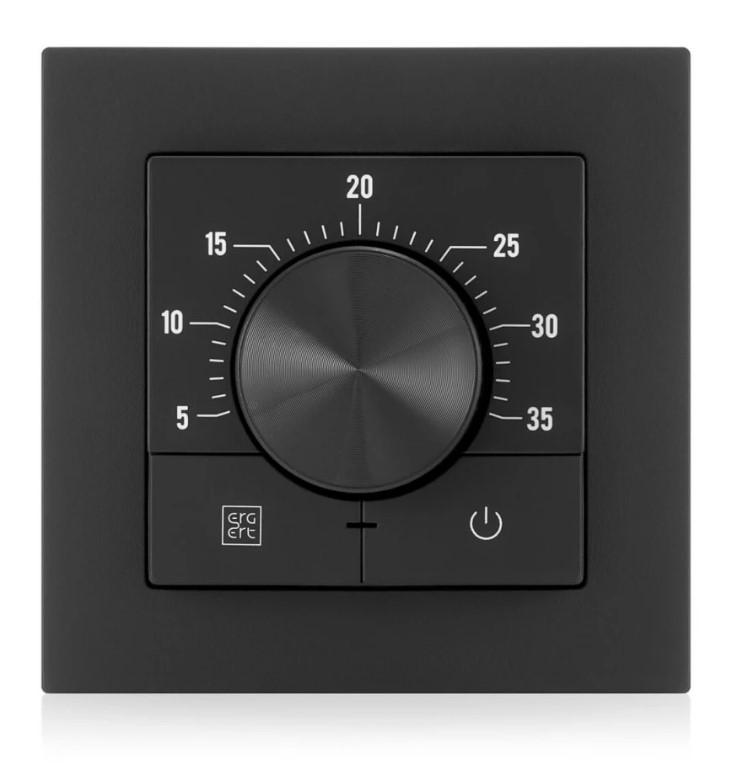 Терморегулятор Ergert ETR-130 матовый черный