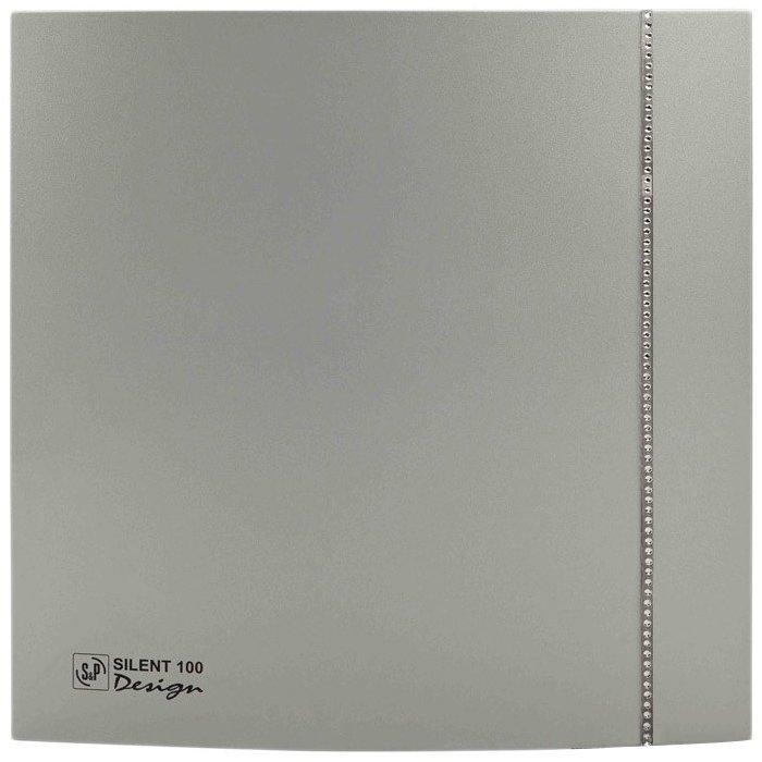 Вытяжка для ванной диаметр 100 мм Soler & Palau SILENT-100 CZ DESIGN SWAROVSKI (230V 50HZ)