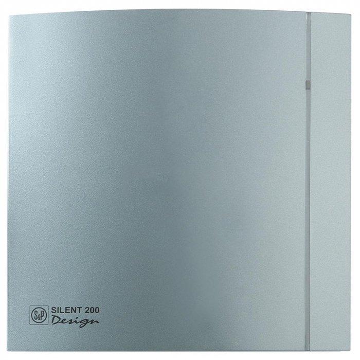 Вытяжка для ванной диаметр 120 мм Soler & Palau SILENT-200 CZ GREY DESIGN 4C