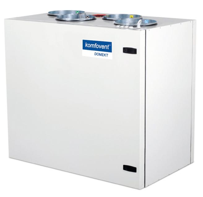 Приточно-вытяжная вентиляционная установка 500 Komfovent Domekt-R-500-V (L/A M5/M5 ePM10 50/ePM10 50)