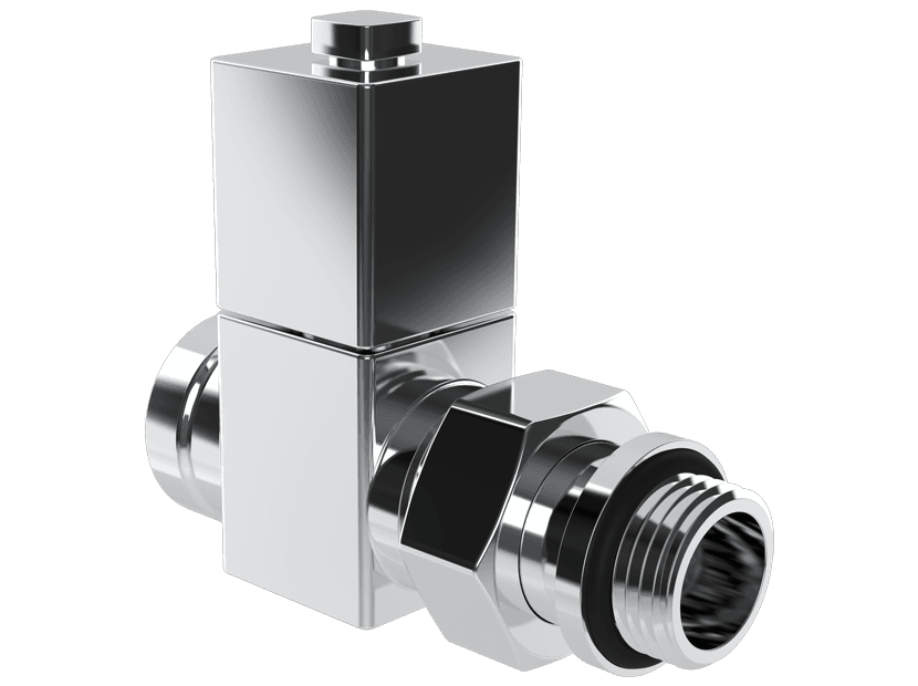 Ручной регулировки вентиль Royal Thermo прямой, CUBE (хром) 1/2