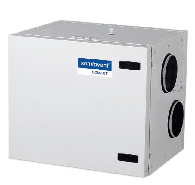 Приточно-вытяжная вентиляционная установка 500 Komfovent Domekt-R-400-H (L/AZ F7/M5 ePM1 55/ePM10 50)