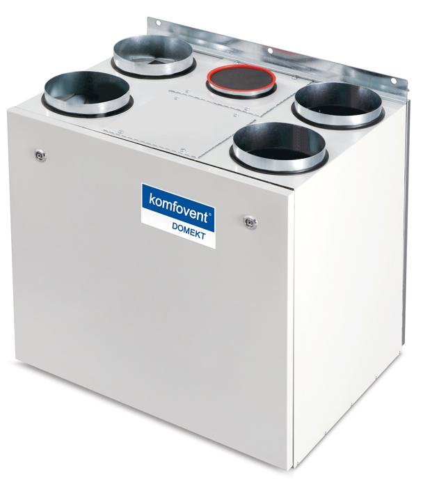 Приточно-вытяжная вентиляционная установка 500 Komfovent Domekt-R-400-V (L/A F7/M5 ePM1 55/ePM10 50)