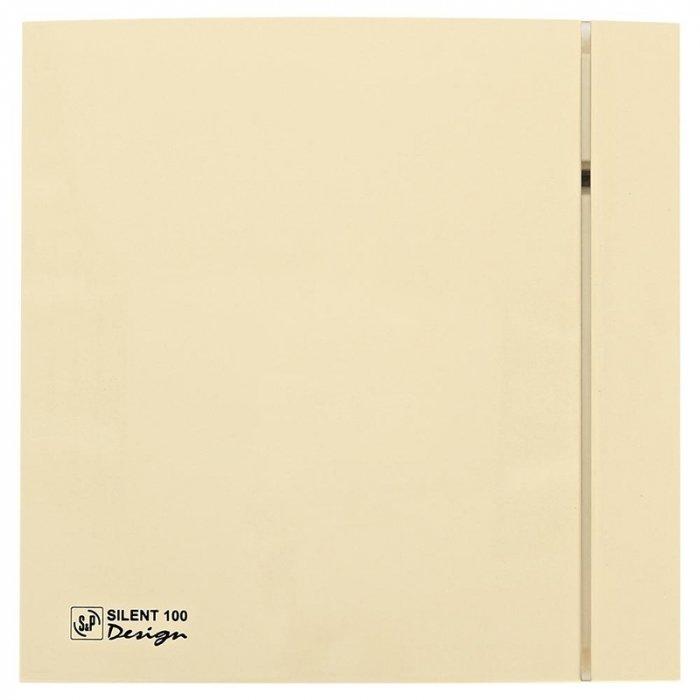 Вытяжка для ванной диаметр 100 мм Soler & Palau SILENT-100 CZ CHAMPAGNE DESIGN 4C