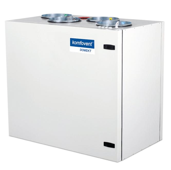 Приточно-вытяжная вентиляционная установка 500 Komfovent Domekt-R-500-V (L/A F7/M5 ePM1 55/ePM10 50)
