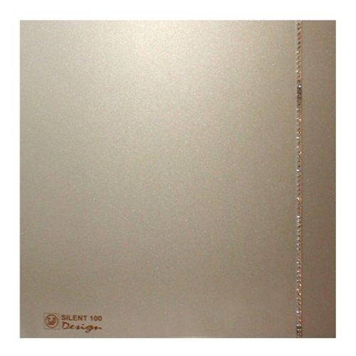 Вытяжка для ванной диаметр 100 мм Soler & Palau SILENT-100 CZ CHAMPAGNE SWAROVSKI DESIGN (230V 50HZ)