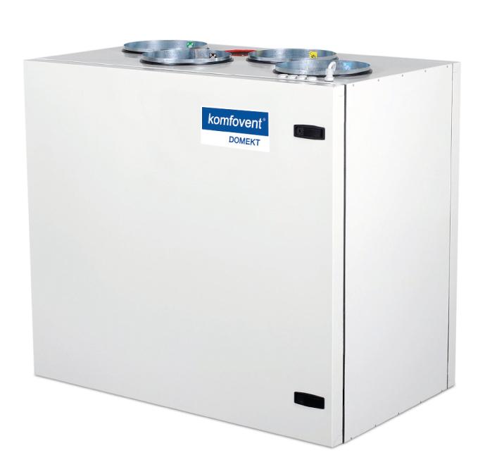 Приточно-вытяжная вентиляционная установка 500 Komfovent Domekt-R-500-V (L/AZ F7/M5 ePM1 55/ePM10 50)
